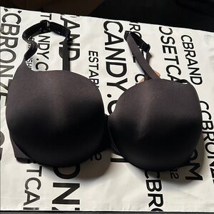ultimate push-up balconette bra- onyx